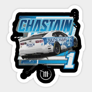 Ross Chastain Charcoal Car Sticker